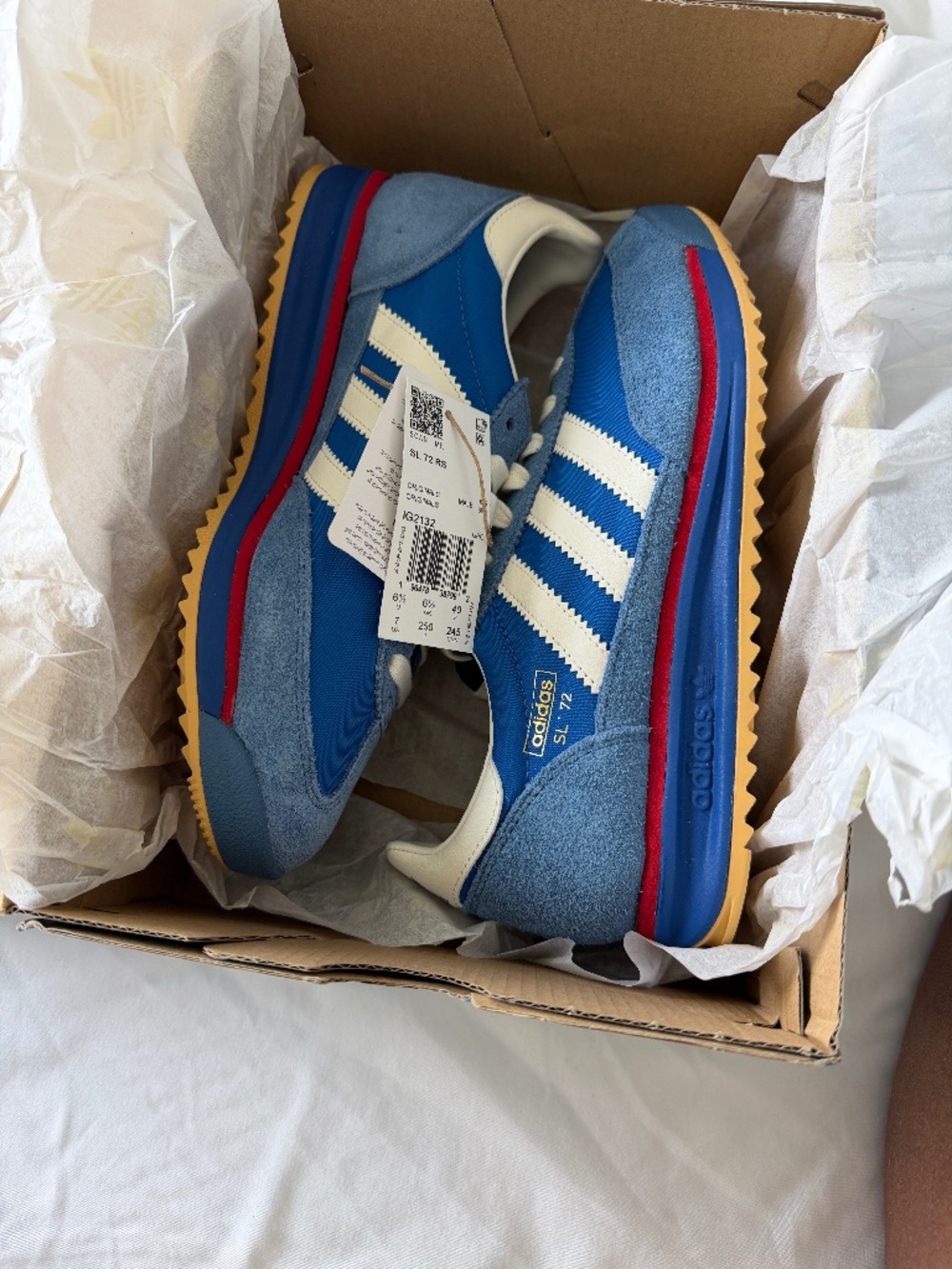 Mens Adidas SL 72 RS, blue - new with tag and box included
